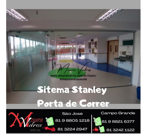 PORTA DE VORRER MÃO AMIGA STANLEY 4 FOLHAS